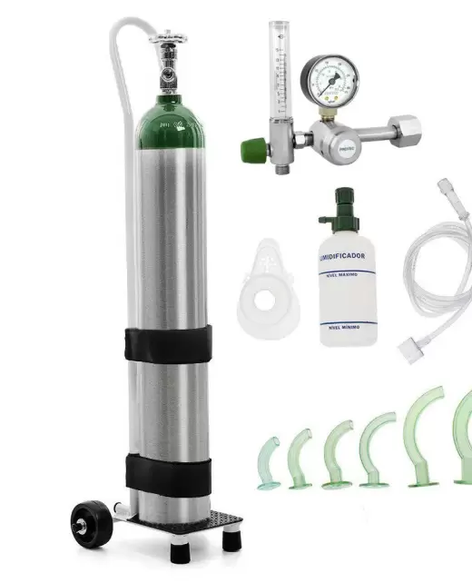 Kit-Oxigenio-Portatil-5-Litros-Aluminio-com-Carrinho-Sem-Carga